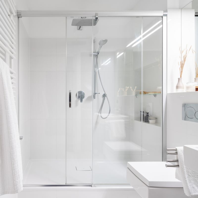 Luxury Walk-in Shower with Frameless Glass